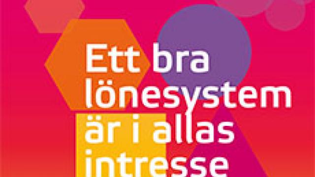 Pärmen på publikationen Ett bra lönesystem äe i allas intresse.