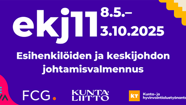 Esihenkilöiden ja keskijohdon johtamisvalmennus järjestetään 8.5. - 3.10.2025.