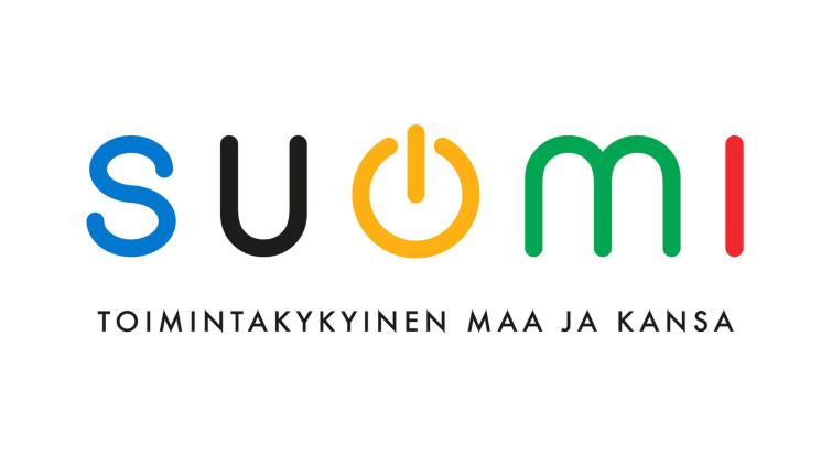 Suomi - toimintakykyinen maa ja kansa -konseptin logo