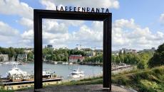 Lappeenrannan kaupunki kuvattuna linnoitukselta. Kuva: Lappeenrannan kaupunki.