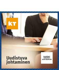 Uudistuva johtaminen -oppaan kansi,